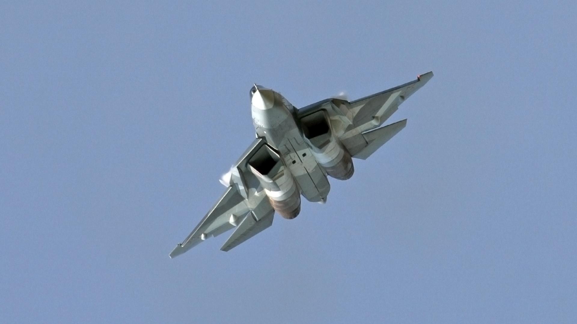 Russia's T-50 PAK-FA prototype stealth fighter, now known as the Su-57