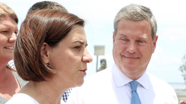 Tim Nicholls could be challenged for the LNP leadership by current deputy Deb Frecklington. Picture: Liam Kidston