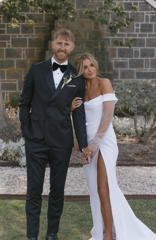 Dyson Heppell marries Kate Turner Picture: Bianca Virtue Photographer