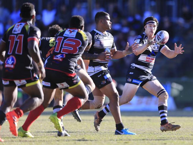 Kalani Going from Tweed Heads in action against PNG at Piggabeen Sports Complex on Sunday, March 12. Picture: SMPIMAGES.COM / NEWSCORP.