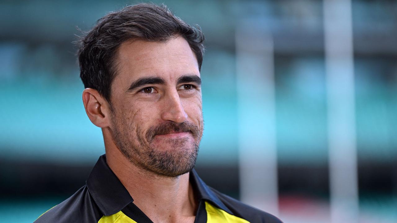 Australian cricketer Mitchell Starc. Photo by Saeed Khan / AFP