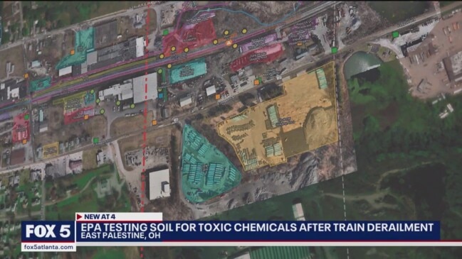 EPA testing soil for toxic chemicals after train derailment