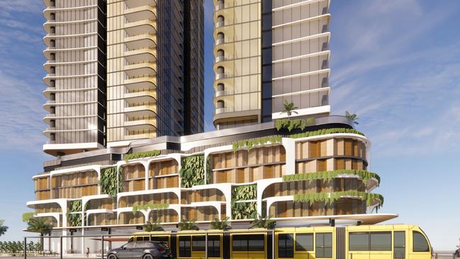 New artist impressions of Meriton Group's Cypress development in Surfers Paradise, put forward by Harry Triguboff