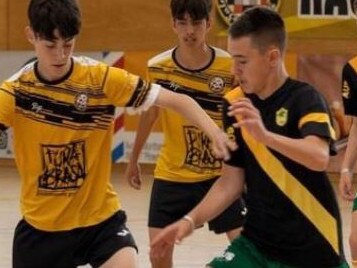 Blake Potter in action on the futsal court. Picture: Blake Potter Instagram