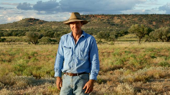 Stuart Mackenzie on his farm in Quilpie, western Queensland. Mackenzie has benefitted from allowing CSG extraction from his land