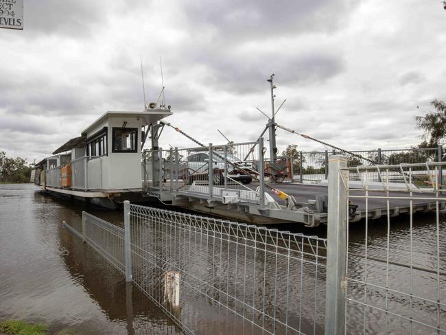 ADELAIDE, AUSTRALIA - Advertiser Photos NOVEMBER 22, 2022: Murray River Waikerie Ferry Terminal, SW Terminal, Rowe Street Waikerie on the Riverlands, SA. Picture Emma Brasier