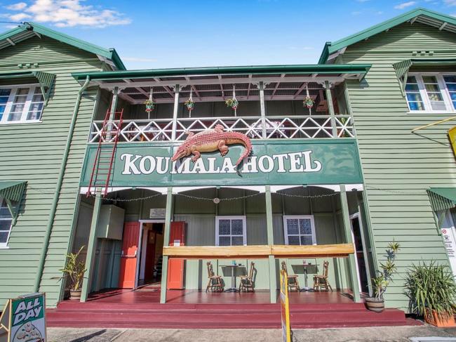 Koumala Hotel along the Bruce Highway in Koumala is listed for sale under $1m. Picture: Harcourts Coastal