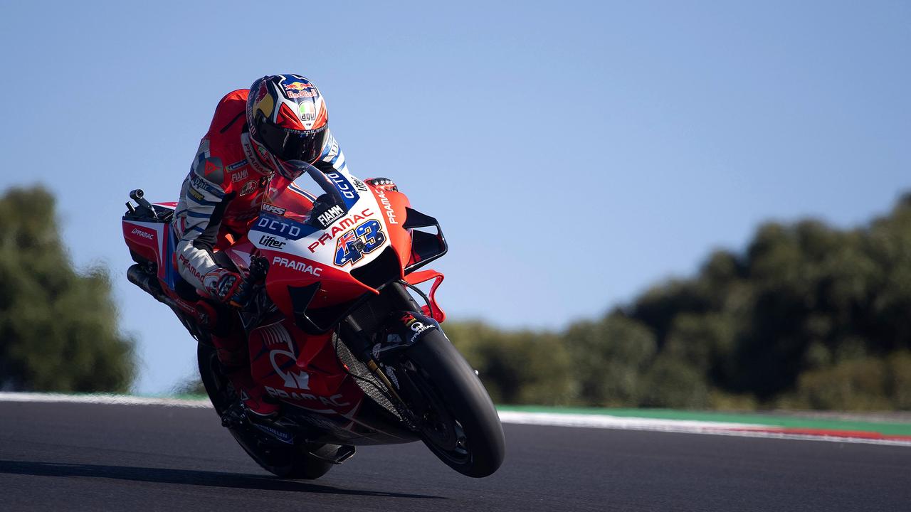 Miller took nine podiums in a three-year stint with Pramac Racing from 2018-20. (Photo by Mirco Lazzari gp/Getty Images)