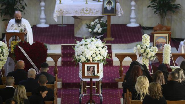 Inside the service at Saint Charbel's Monastery in Punchbowl. Picture: John Grainger