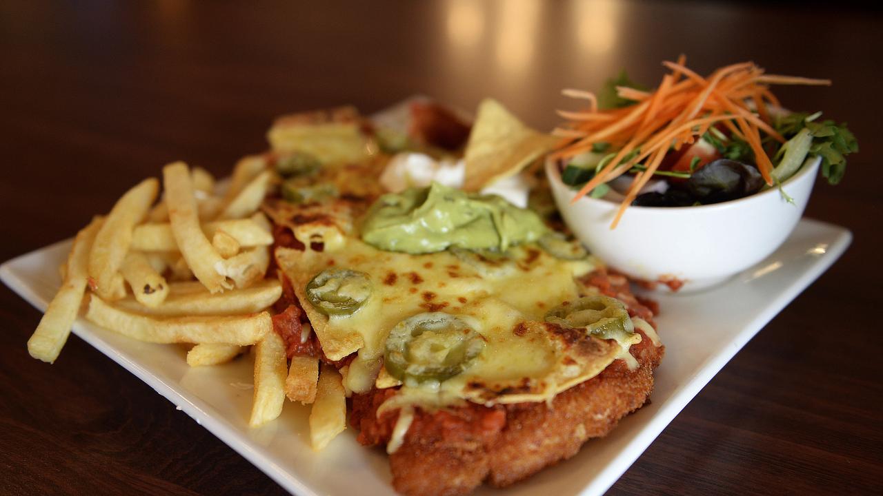 A parmy is always a popular choice at the pub. Picture: Bianca De Marchi