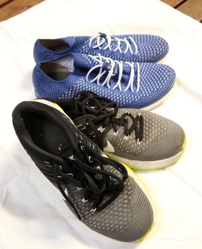 <b>Runners:</b> I do a fair bit of exercise, and now I have two pairs of runners, which I sometimes change mid-workout. I have light shoes for boxing and then switch to weight training shoes.