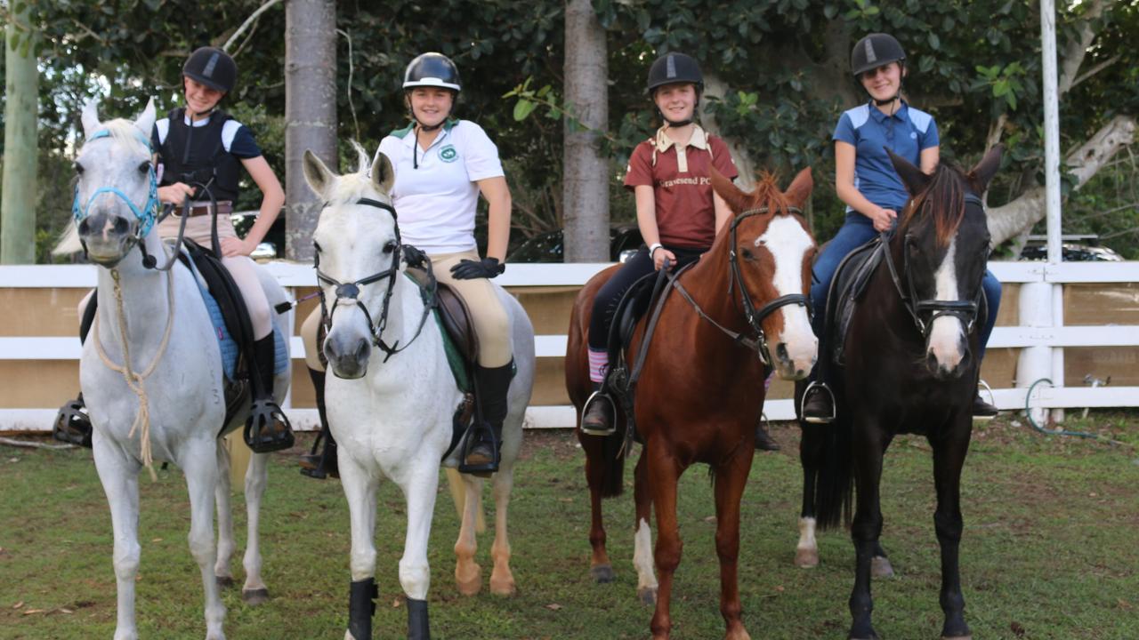 Riders at the Brookfield Show, the highlight on the suburb’s social calendar.