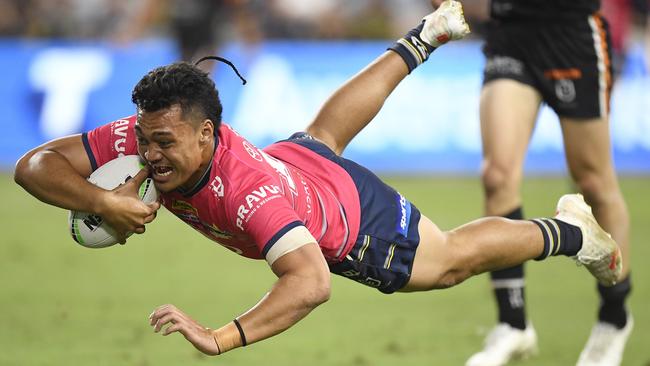 The Cowboys face a battle to hold on to excitement machine Jeremiah Nanai. Picture: Getty Images