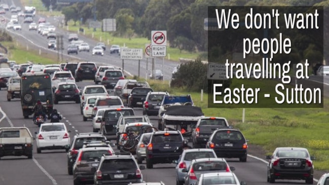 We don't want people travelling at Easter – Sutton