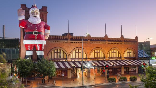 Big Santa at the Adelaide Central Market. Picture: Supplied