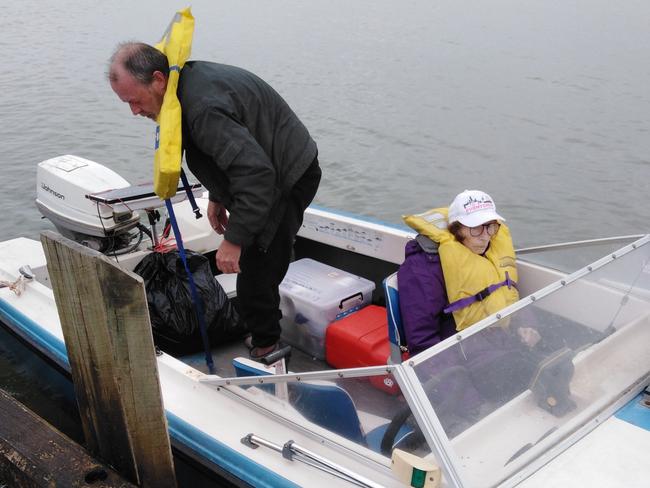 Boat located during search for missing Frankston mother and son Felicity Loveday and Adrian Meneveau, on board the boat.