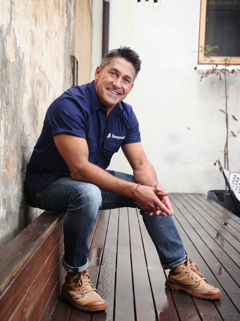 Jamie Durie shares his tips for deck building. Picture: Richard Dobson