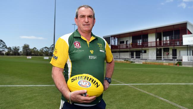 Maroochydore Roos head coach Andrew Cadzow is looking forward to his teams first QAFL preliminary final against Labrador. Photo Patrick Woods / Sunshine Coast Daily.