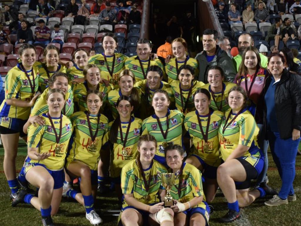 Wanderers U17 Girls defeated Norths 23-6 in the RLMD Grand Final. Picture: Matthew Forrest