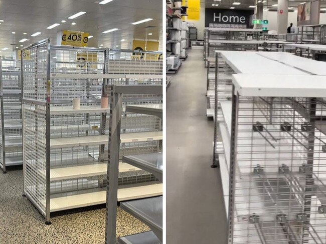 ‘Really weird’: Why Target’s shelves are bare. Picture: Supplied