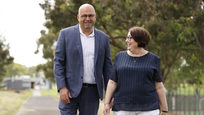 Canterbury-Bankstown mayor Khal Asfour (left) said it was a hard but correct decision to stand down. Picture: Tim Hunter.