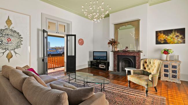 The restored terrace home at 31 Lower Ford St in Sydney’s Millers Point.