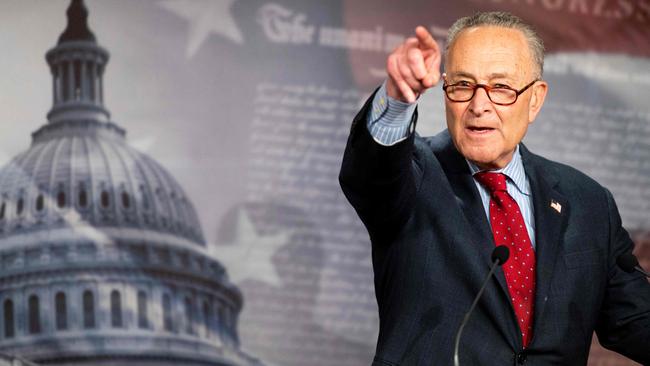 US Senate Majority Leader — and New York Democrat — Chuck Schumer. Picture: AFP