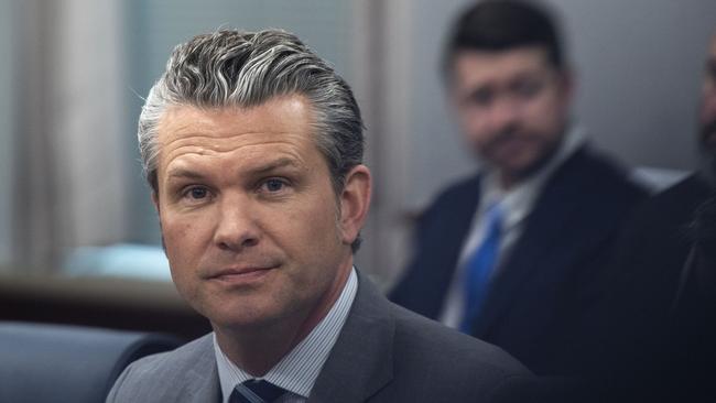 US Defence Secretary Pete Hegseth. Picture: AP