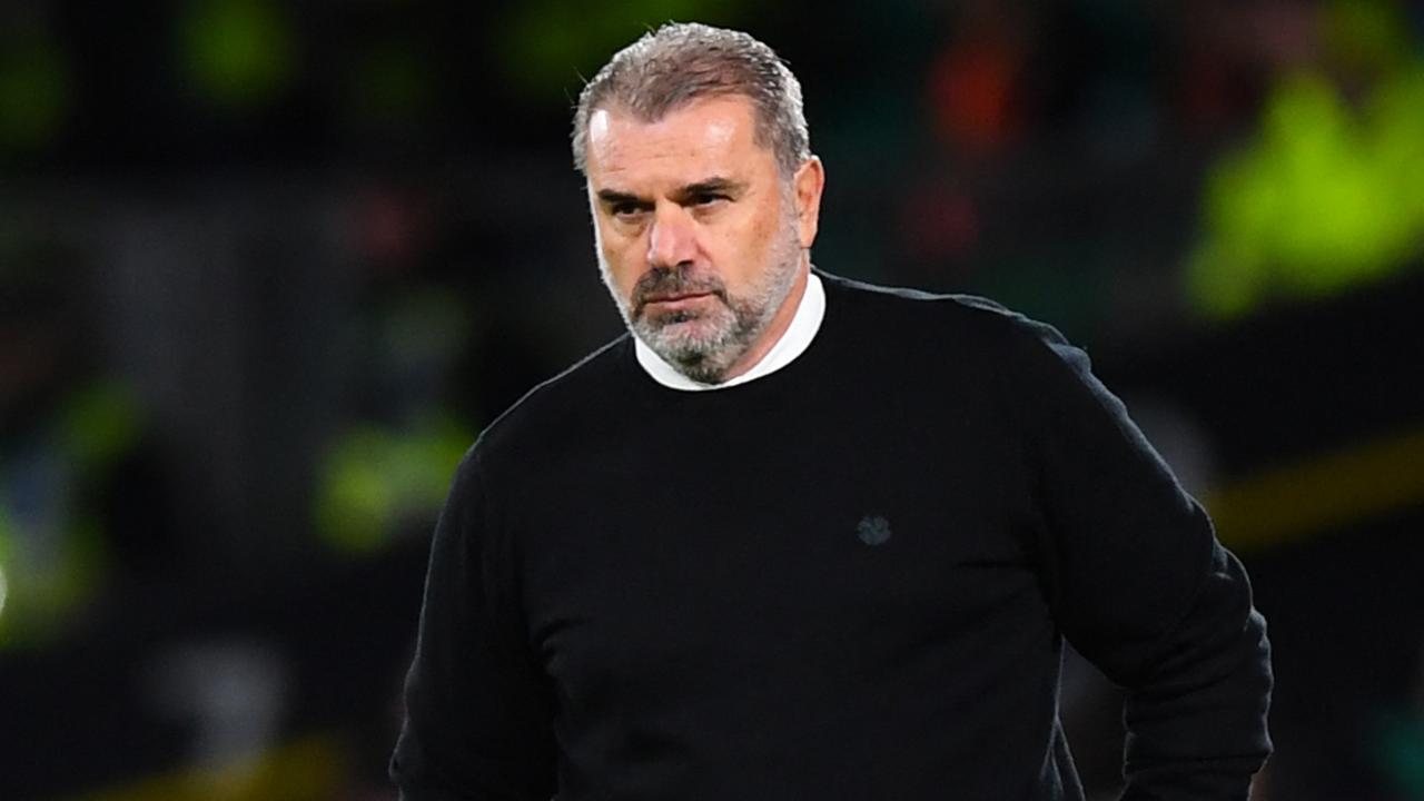 Ange Postecoglou refuses to be drawn to speculation linking him away from Tottenham. (Photo by ANDY BUCHANAN / AFP)