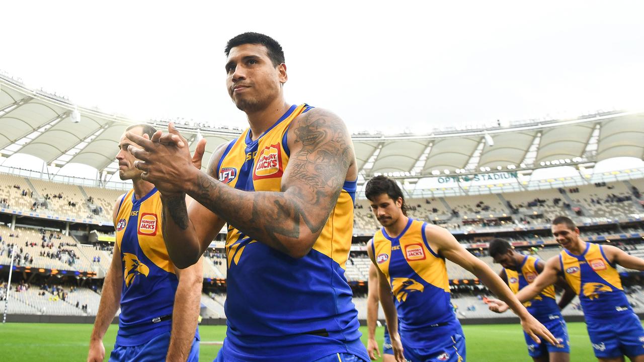 West Coast could still get to play finals at home this year. (Photo by Daniel Carson/AFL Photos via Getty Images)