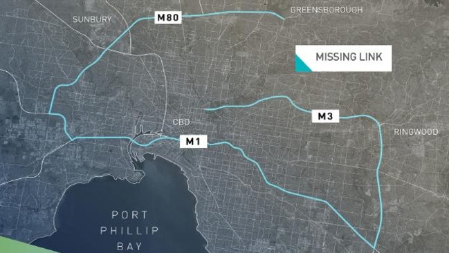 The North East Link project will connect two key roads.