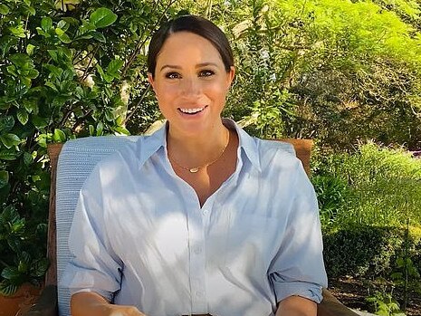 Meghan Markle, the Duchess of Sussex, read her kids’ book The Bench in a new YouTube video. Picture: YouTube