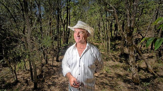 President of Angourie Community Coastcare John Webber at the opening of Angourie Heritage Walk at Green Point. Picture: Adam Hourigan