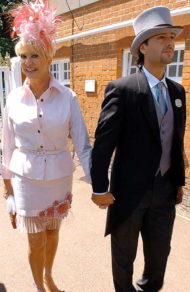 Ivana Trump with Rossano Rubicondi in 2008.