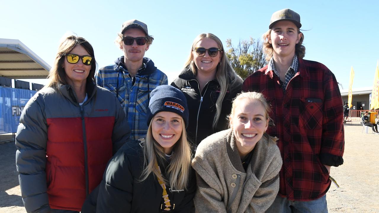 Hayes family from Undoolya Station at Finke Desert Race 2022. Picture: (A)manda Parkinson