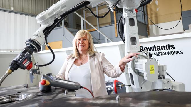 Rowlands Metalworks managing director Anne le Clerq. Picture: Russell Millard