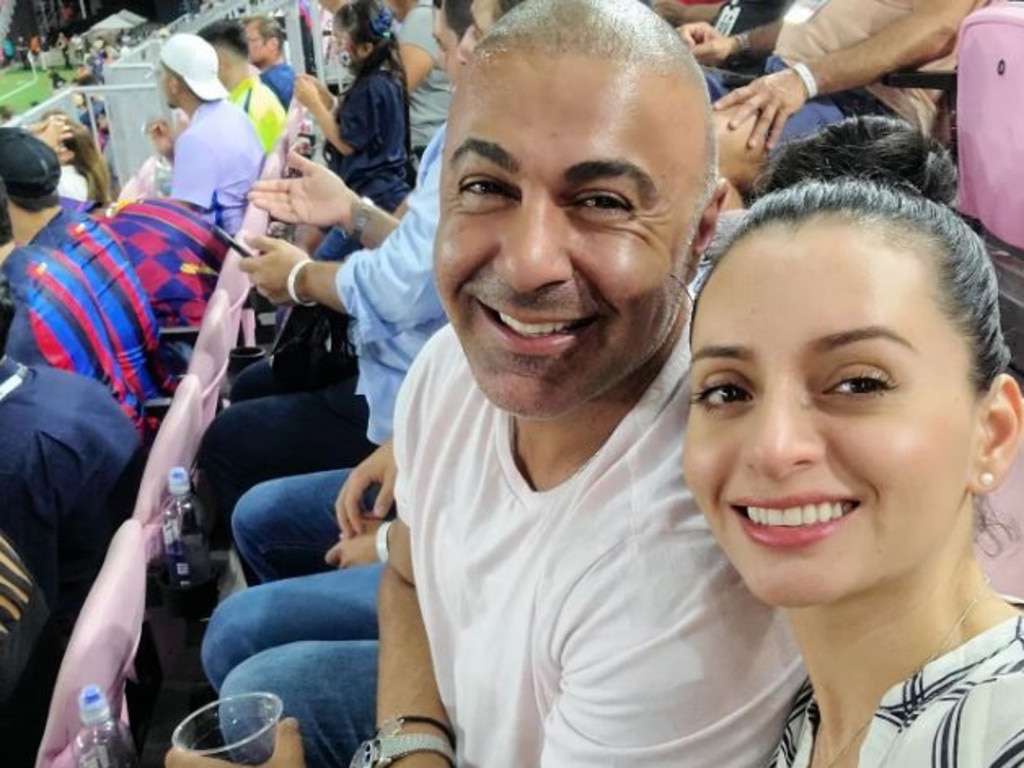 Ms Giraldo’s husband Ali Moghaddam is a former FBI agent. Picture: Instagram/yazzgiraldo