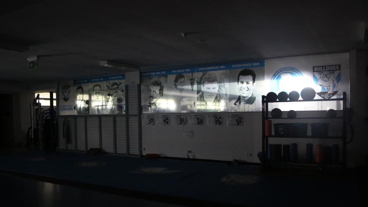 The Bulldogs' Belmore HQ has been hit by a blackout