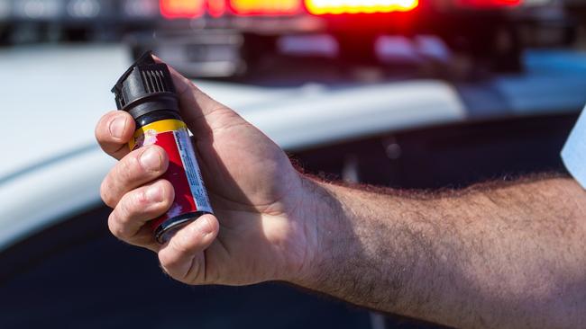 Police-issued capsicum spray.