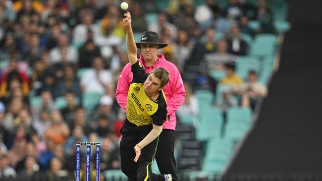 Australian leg-spinner Adam Zampa. Photo by Saeed KHAN / AFP