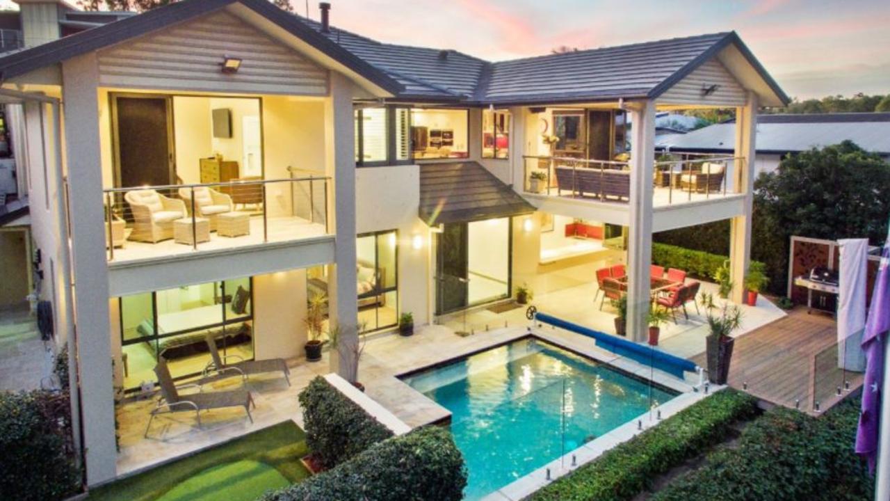 21 Verbena Crescent at Brookwater was one of eight million-dollar properties to sell over the past twelve months.