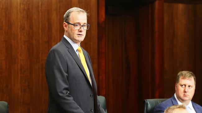 Infrastructure Minister Michael Ferguson. Picture: MATT THOMPSON