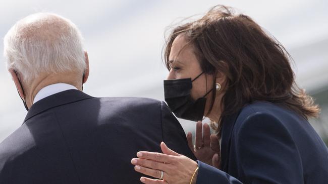 Video of the exchange quickly spread to social media, eliciting the ire of Republicans who blasted Harris for not treating the border situation with the seriousness it deserves. Picture: Eric Baradat/AFP