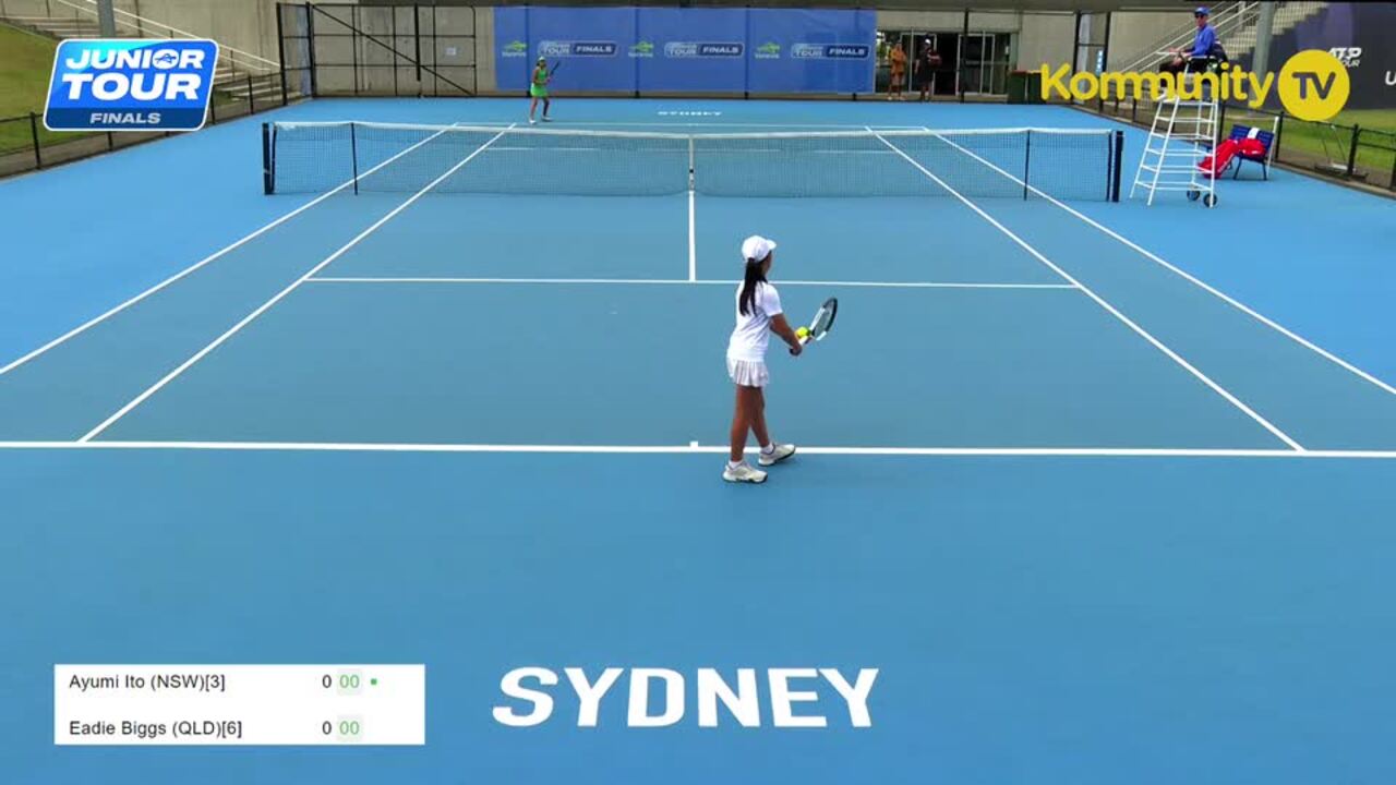 Replay: Ayumi Ito v Eadie Biggs (U12 Girls Singles) – 2024 Tennis Australia Junior Tour Masters U12, U14 Day 3