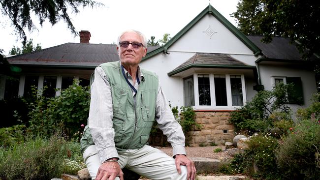 Hans Heysen’s grandson Peter Heysen at the Cedars in Hahndorf. Picture: Calum Robertson