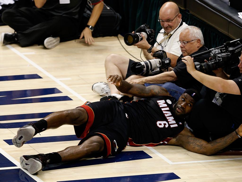 LeBron James has been up close with photographers his entire career.