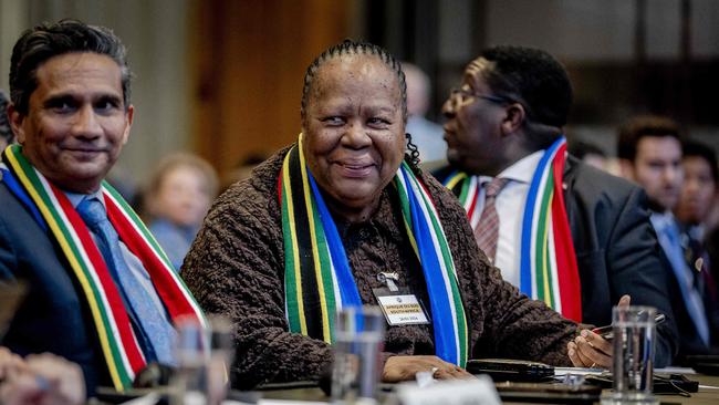 South African Minister of International Relations and Cooperation Naledi Pandor attends the verdict announcement at The Hague. Picture: ANP / AFP