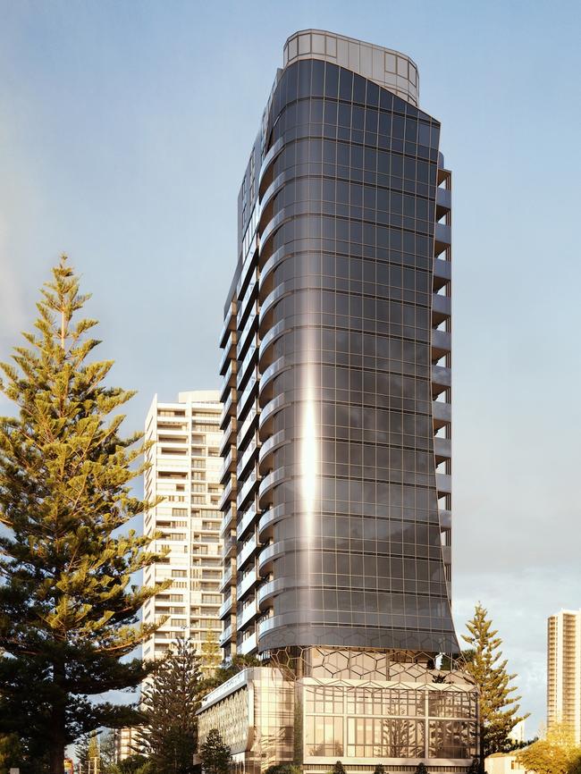 Artist impression of the proposed $80 million Elysian tower