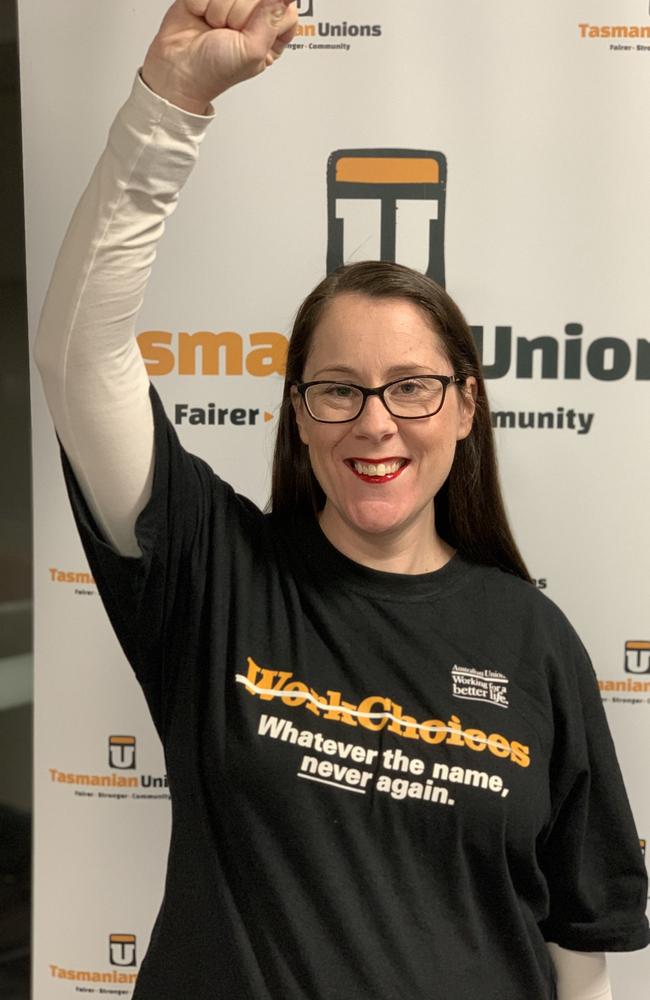 Unions Tasmania secretary Jessica Munday. PICTURE: SUPPLIED.