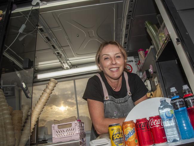 Anna Pappis in her Whippd Ice Cream van at the Mildura Show 2024. Picture: Noel Fisher